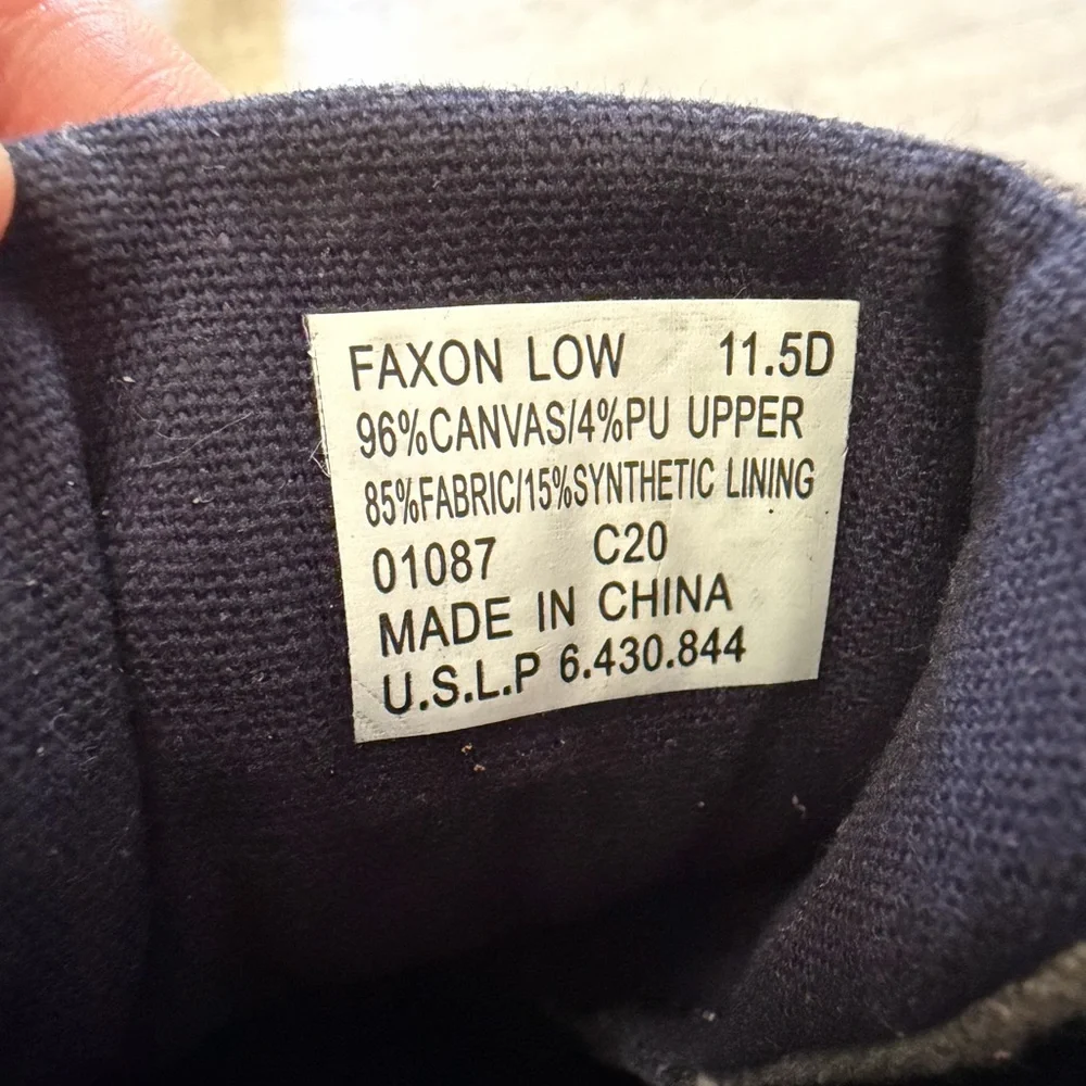 Polo Ralph Lauren Faxon Low Canvas Sneakers - Men's Size 11.5 D